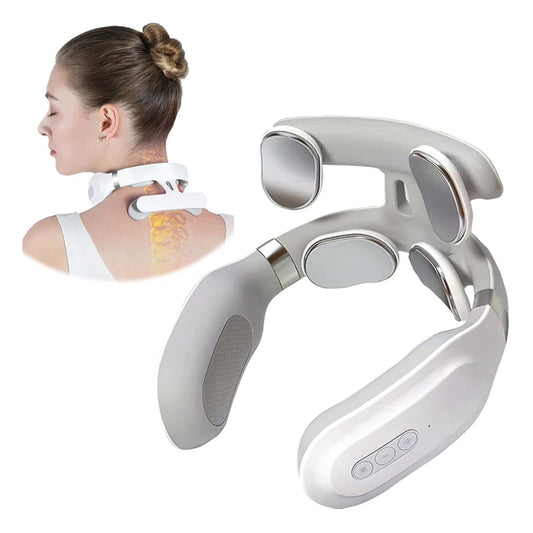 Masajeador De Cuello Pulsonic® (Alivia La Tensión Y Dolor En La Cervical)