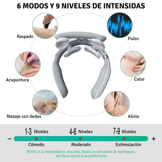 Masajeador De Cuello Pulsonic® (Alivia La Tensión Y Dolor En La Cervical)